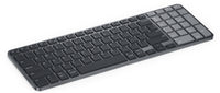 Dell Pro 7 Rechargeable Compact KB746 langaton näppäimistö, grafiitti – 2 (näppäinasettelu suuntaa-antava; toimitetaan pohjoismaisella QWERTY-asettelulla)