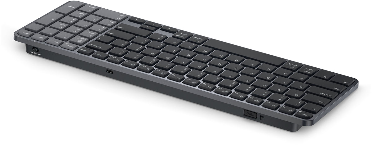Dell Pro 7 Rechargeable Compact KB746 langaton näppäimistö, grafiitti – 8 (näppäinasettelu suuntaa-antava; toimitetaan pohjoismaisella QWERTY-asettelulla)