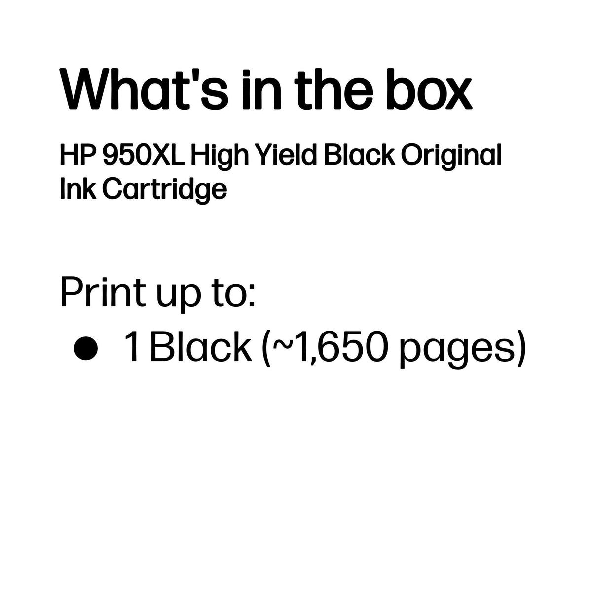 HP 950XL musta mustekasetti – 3