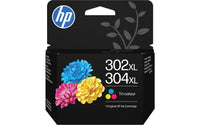 HP 302XL/304XL kolmivärinen mustekasetti – 1