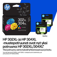 HP 302/304 mustekasettipakkaus, musta ja kolmivärinen – 15