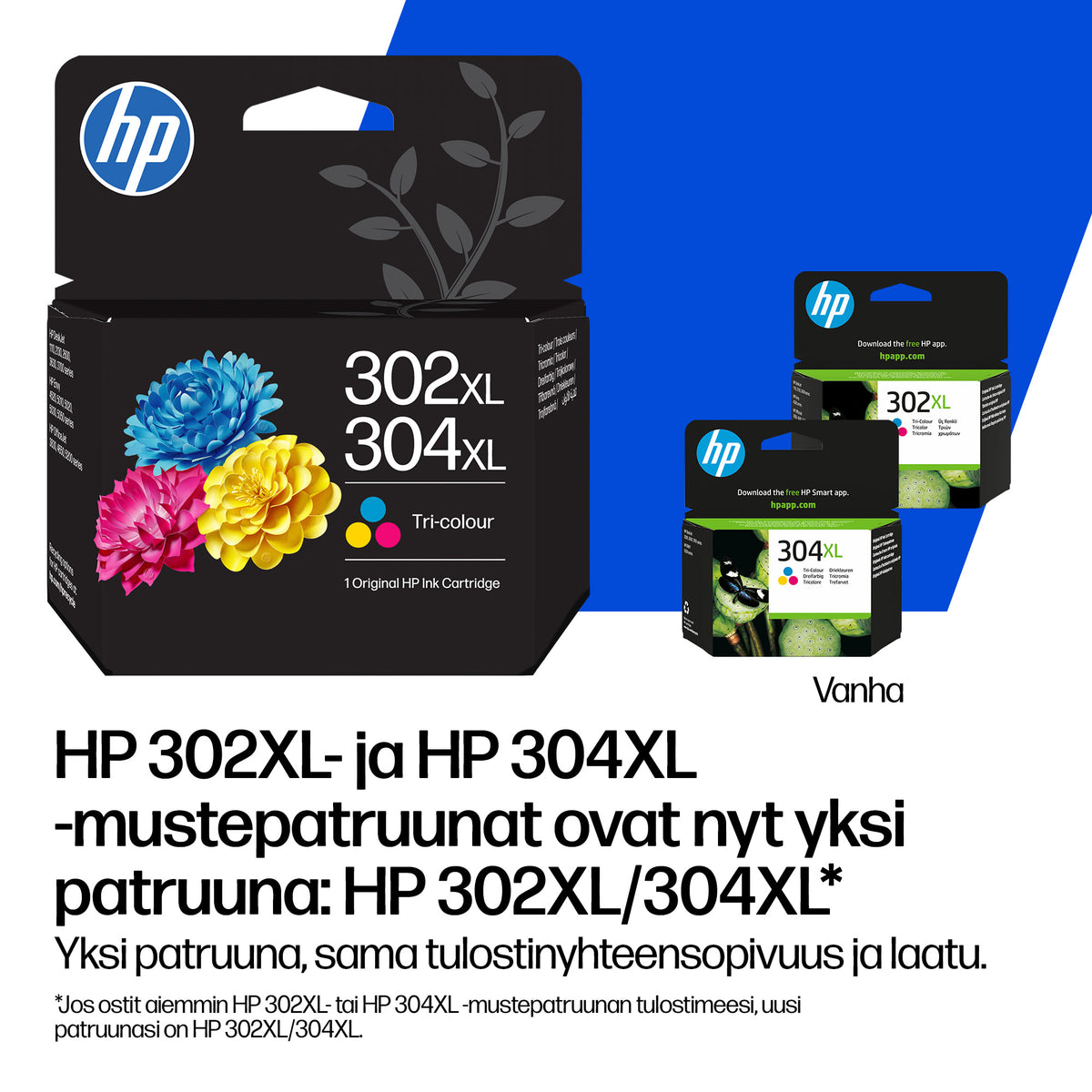 HP 302/304 mustekasettipakkaus, musta ja kolmivärinen – 15