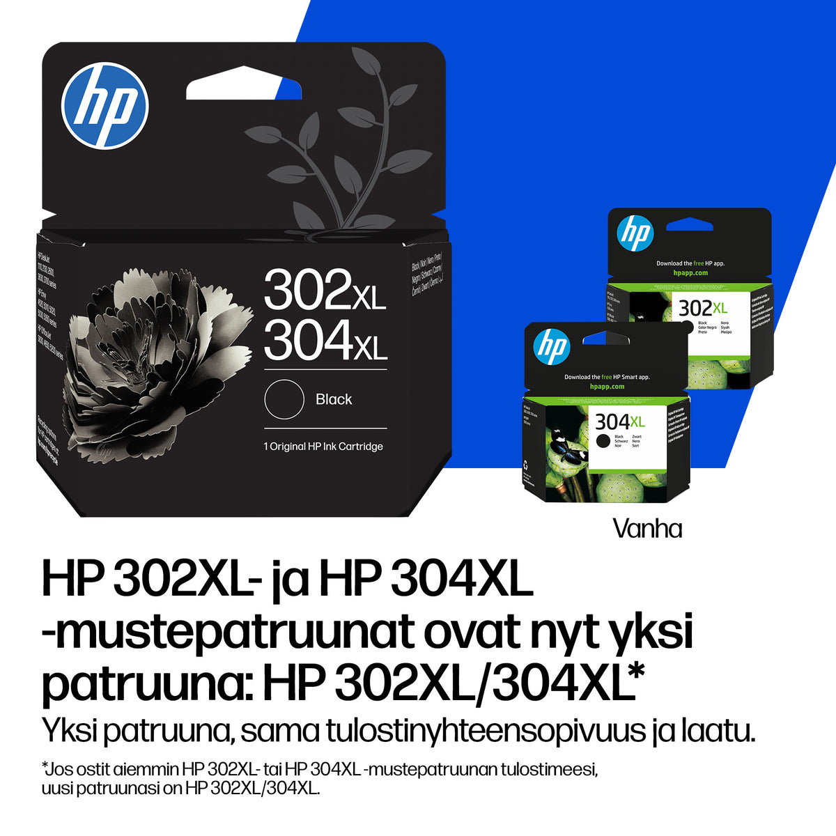 HP 302/304 mustekasettipakkaus, musta ja kolmivärinen – 16