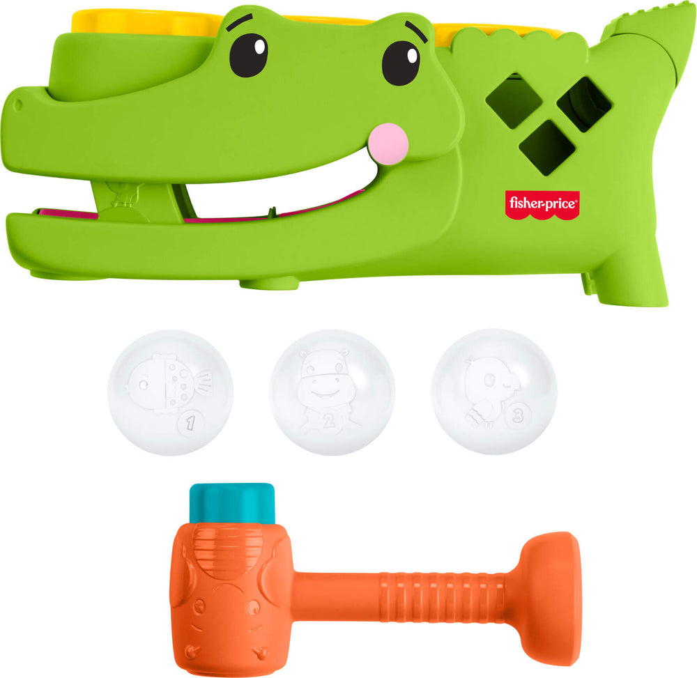 Fisher-Price Tap & Roll Alligator kehittävä lelu – 1