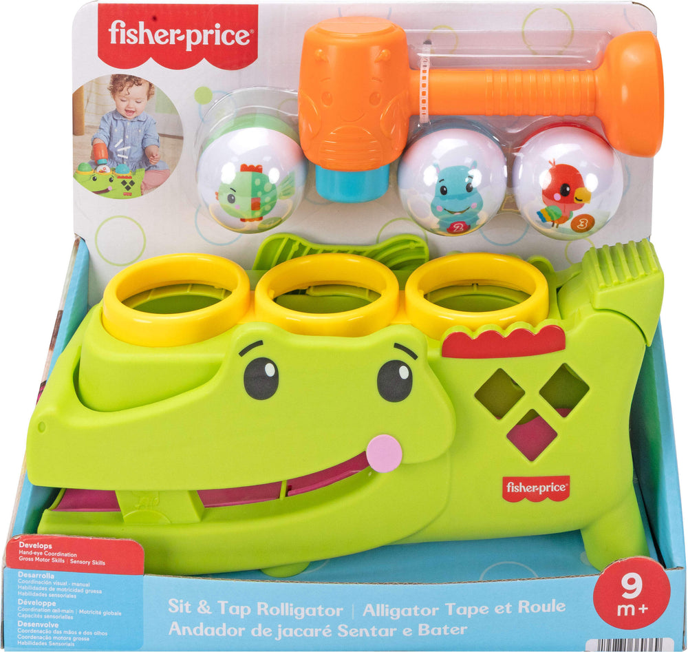 Fisher-Price Tap & Roll Alligator kehittävä lelu – 2