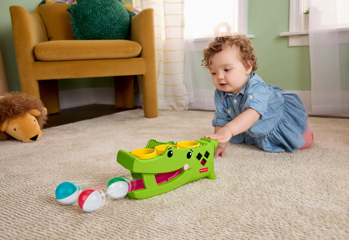 Fisher-Price Tap & Roll Alligator kehittävä lelu – 4