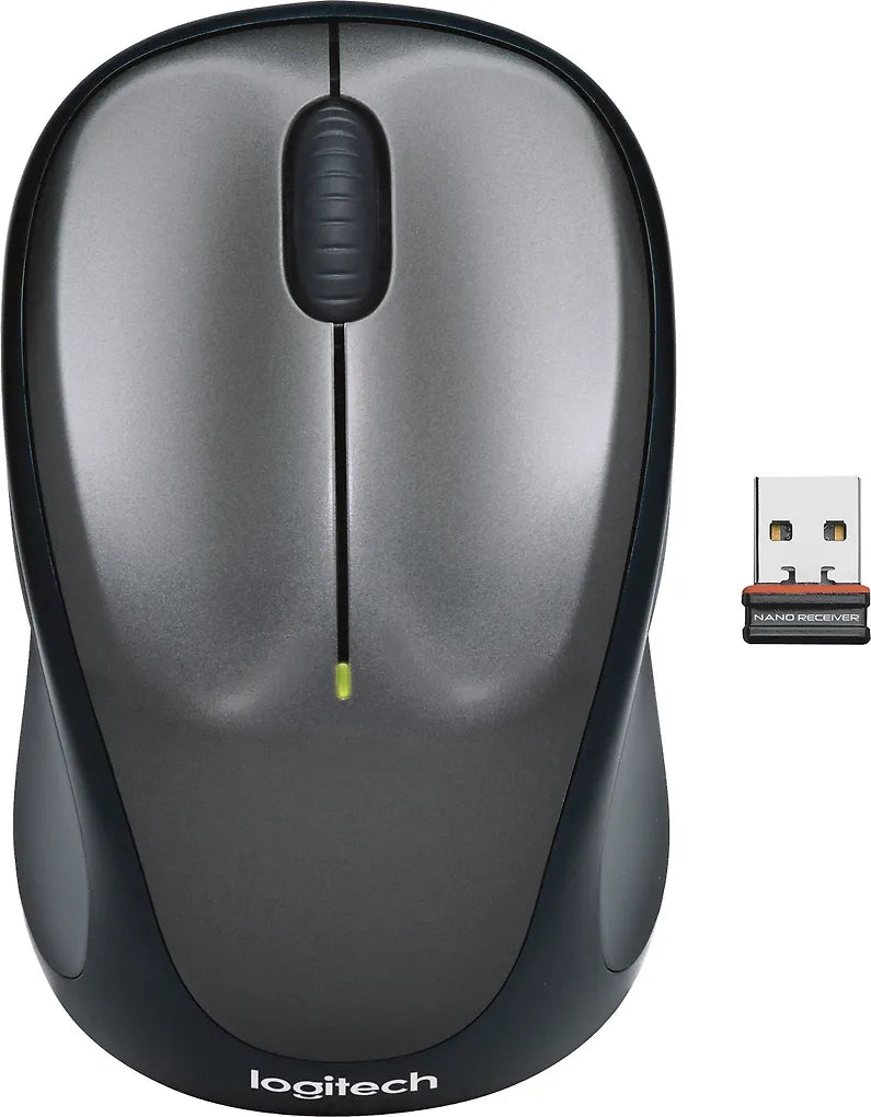 Logitech M235 -hiiri, tummanharmaa