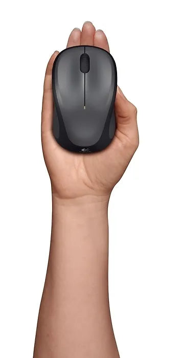 Logitech M235 -hiiri, tummanharmaa
