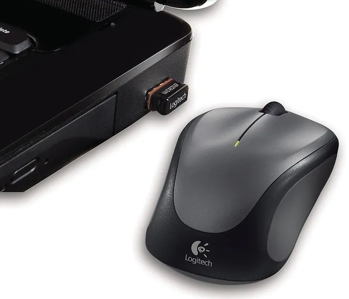Logitech M235 -hiiri, tummanharmaa