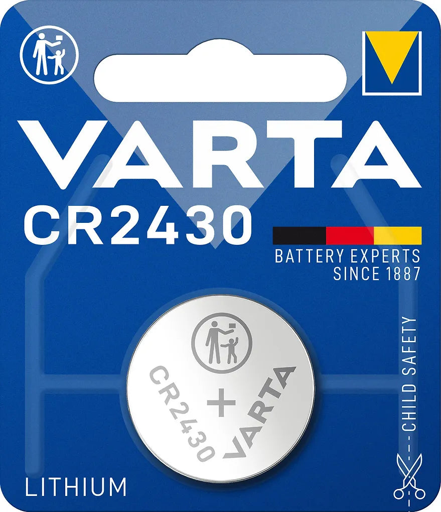 Varta CR2430 batteri, 3 V, litium