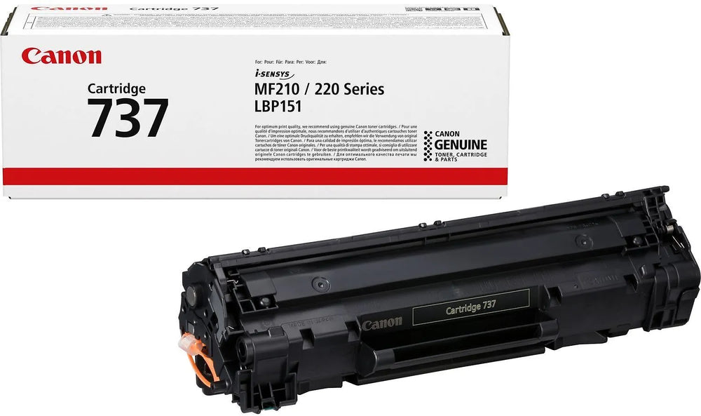 Canon 737 -laservärikasetti, musta - E-store.fi