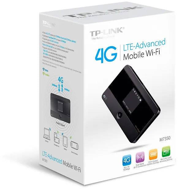 TP-LINK M7350 -LTE-modeemi ja WiFi-tukiasema