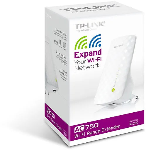 TP-LINK RE200 Dual-band WiFi-förstärkare