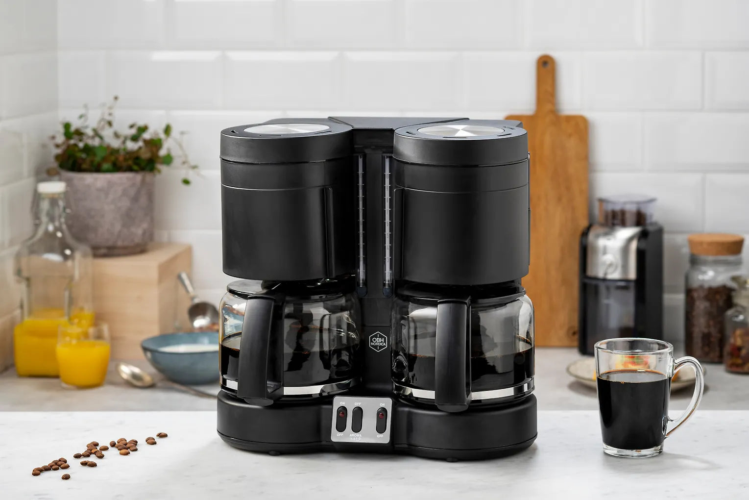 OBH Nordica Duo Tech Coffee maker -tuplakahvinkeitin