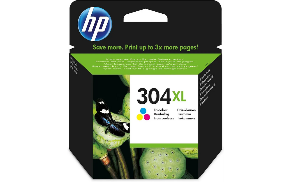 HP 304XL - bläckpatron, trefärgad