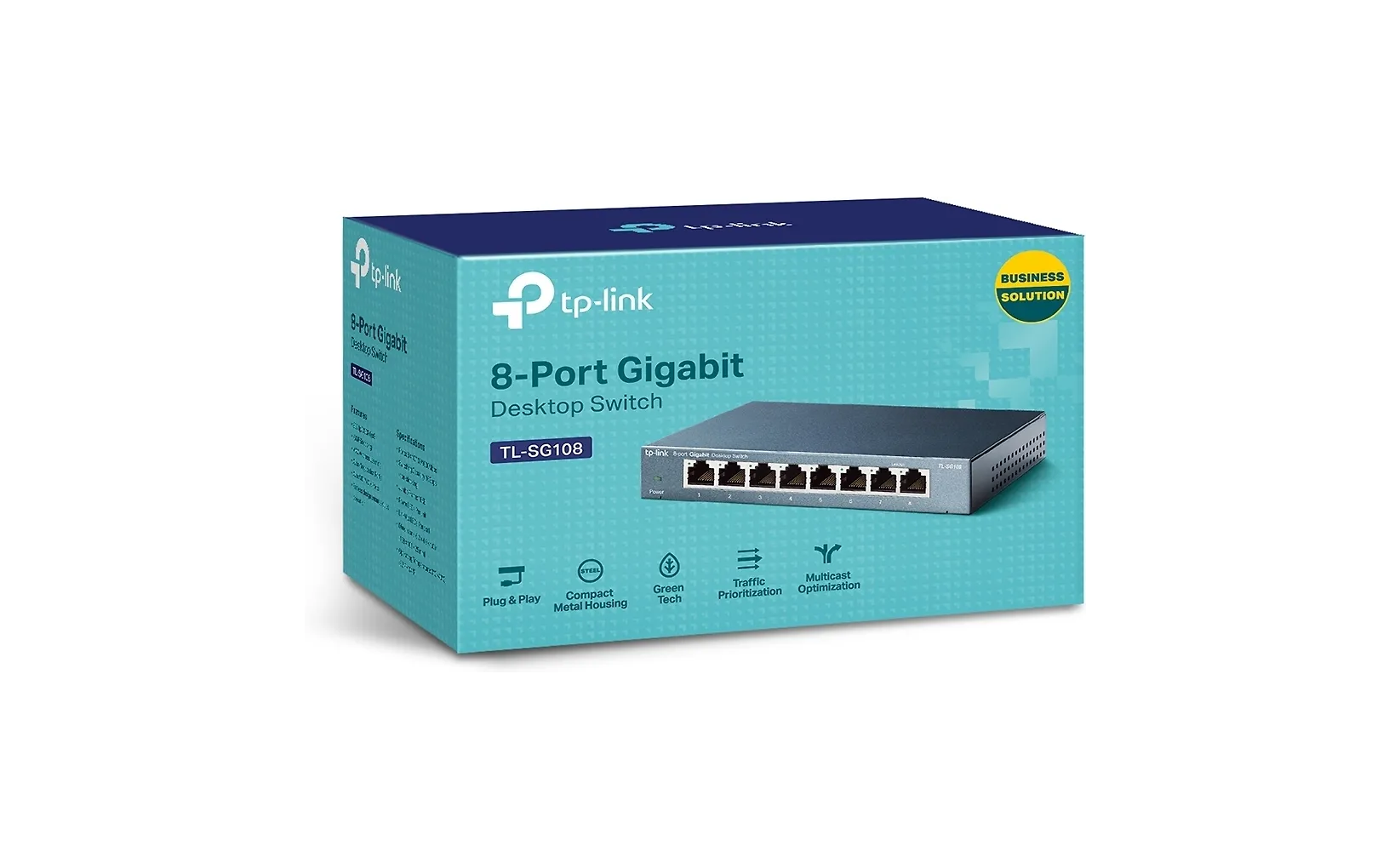 TP-LINK TL-SG108 - 8-portars switch