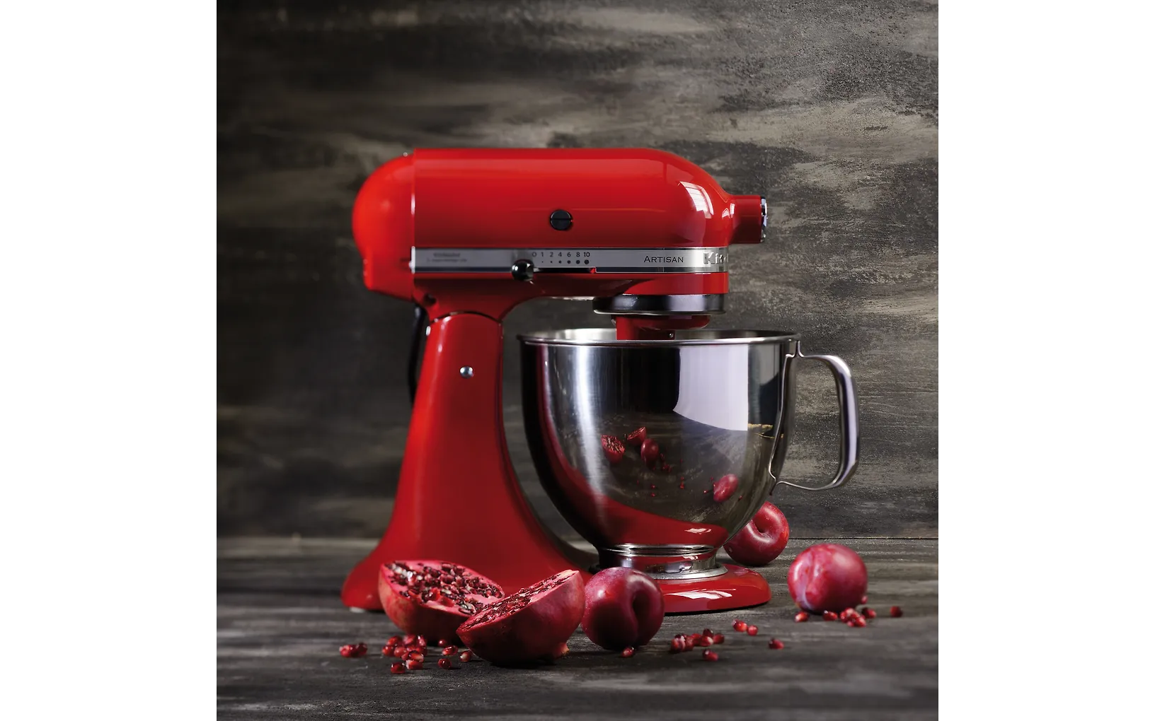 KitchenAid Artisan 5KSM125EER assistent, engelsk röd