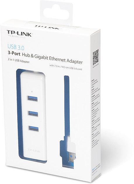 TP-LINK UE330 USB-A-Hubi, ethernet portilla, USB 3.0 – kuva 4