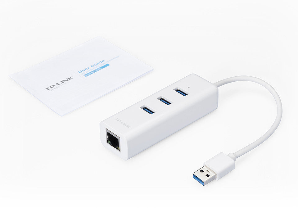 TP-LINK UE330 USB-A-Hubi, ethernet portilla, USB 3.0 – kuva 2