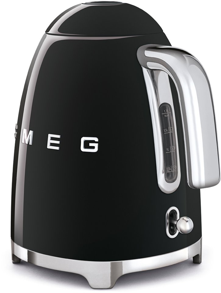 Smeg KLF03BLEU -vedenkeitin, musta