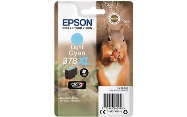 Epson 378XL -mustekasetti, vaalea syaani