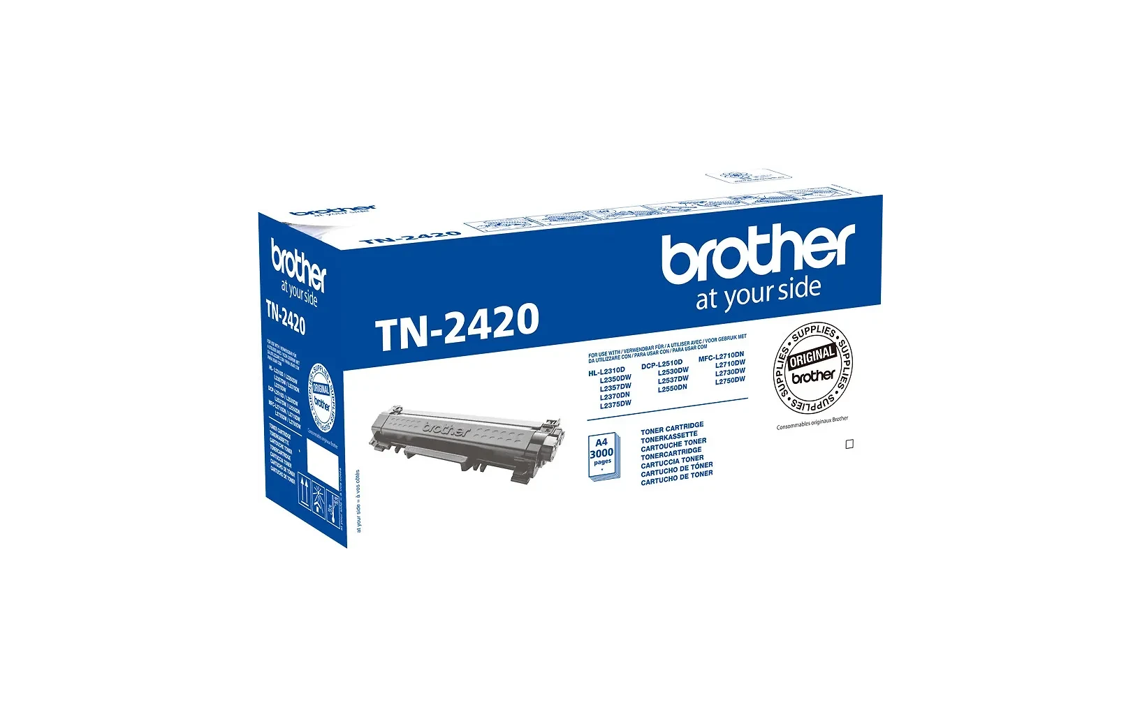 Brother TN2420 -laservärikasetti, musta