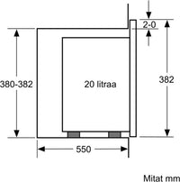 Bosch BFL524MS0 Serie 6 mikroaaltouuni, teräs – kuva 7
