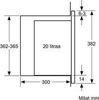 Bosch BFL524MS0 Serie 6 mikroaaltouuni, teräs – kuva 8