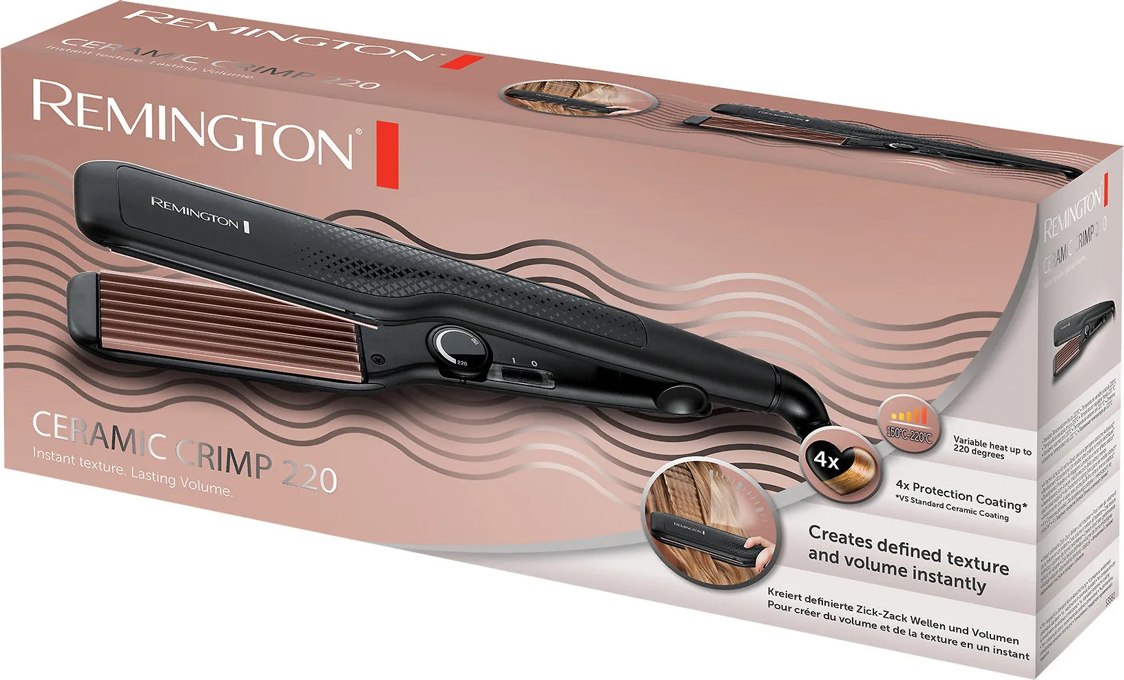 Remington S3580 Ceramic Crimp 220 keramiskt kräppjärn