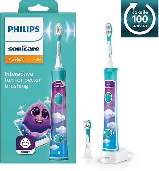 Philips HX6322/04 Sonicare For Kids Sonic sähköhammasharja, aqua – kuva 1