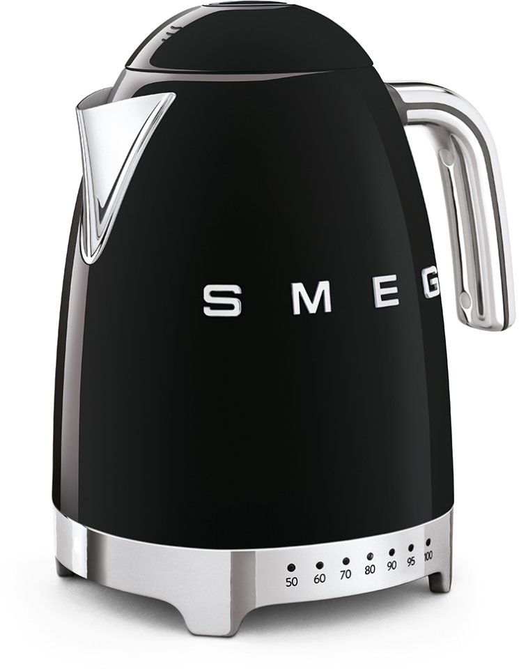 Smeg KLF04BLEU -vedenkeitin, musta