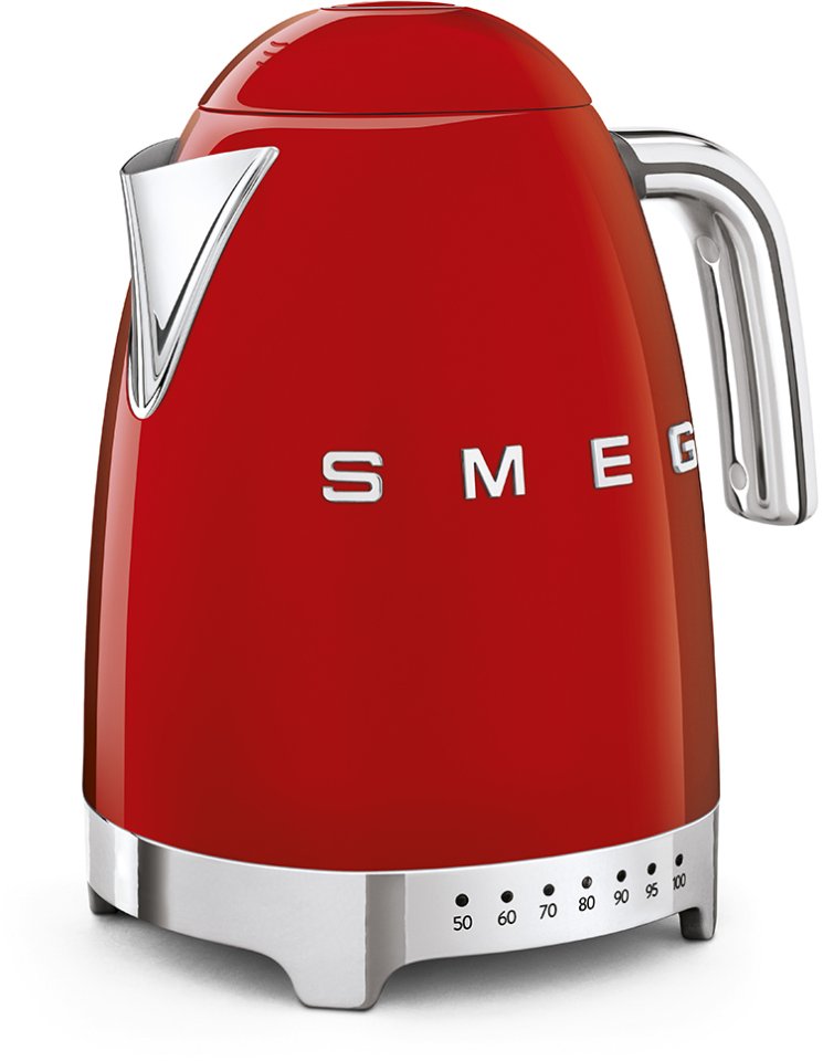 Smeg KLF04RDEU -vedenkeitin, punainen