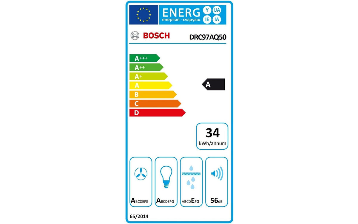 Bosch DRC97AQ50 Serie 6 -liesituuletin, kattoon integroitava, 90 cm – kuva 9