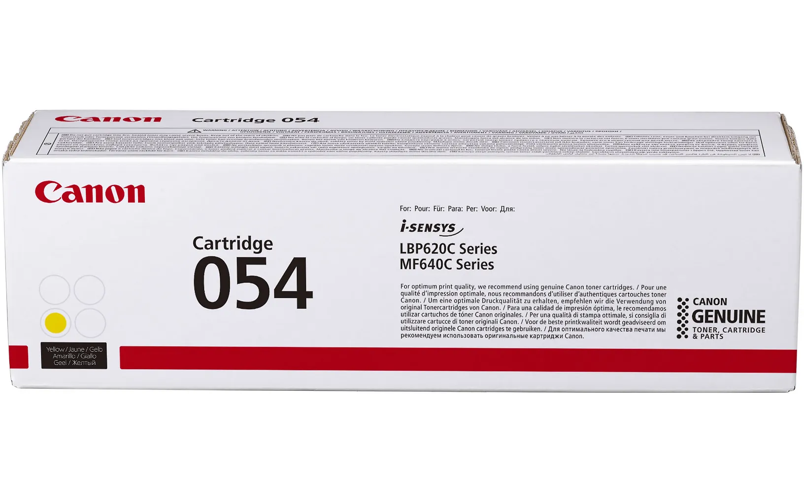Canon 054 lasertonerkassett, gul