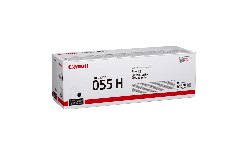 Canon 055H lasertonerkassett, svart