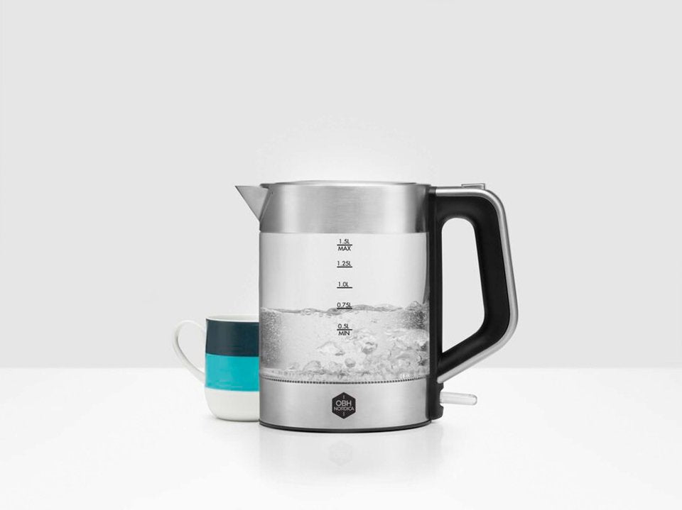 OBH Nordica Venice Glass -vedenkeitin 1,5 L