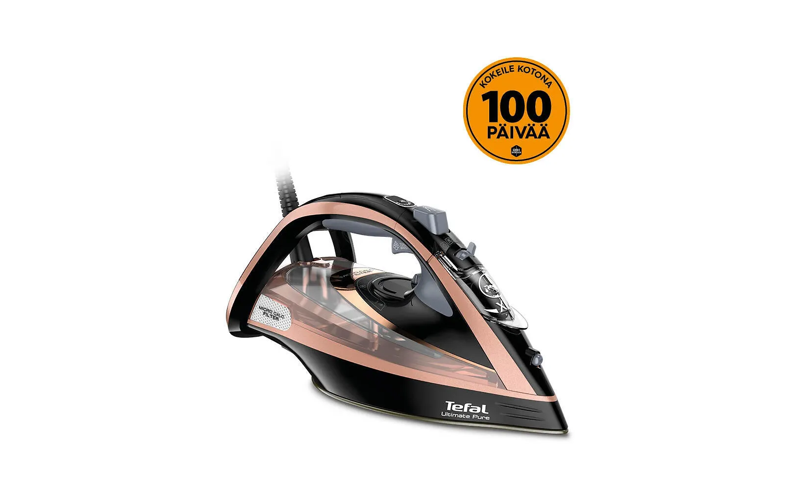 Tefal FV9845E0 Ultimate Pure Rosé ångstrykjärn