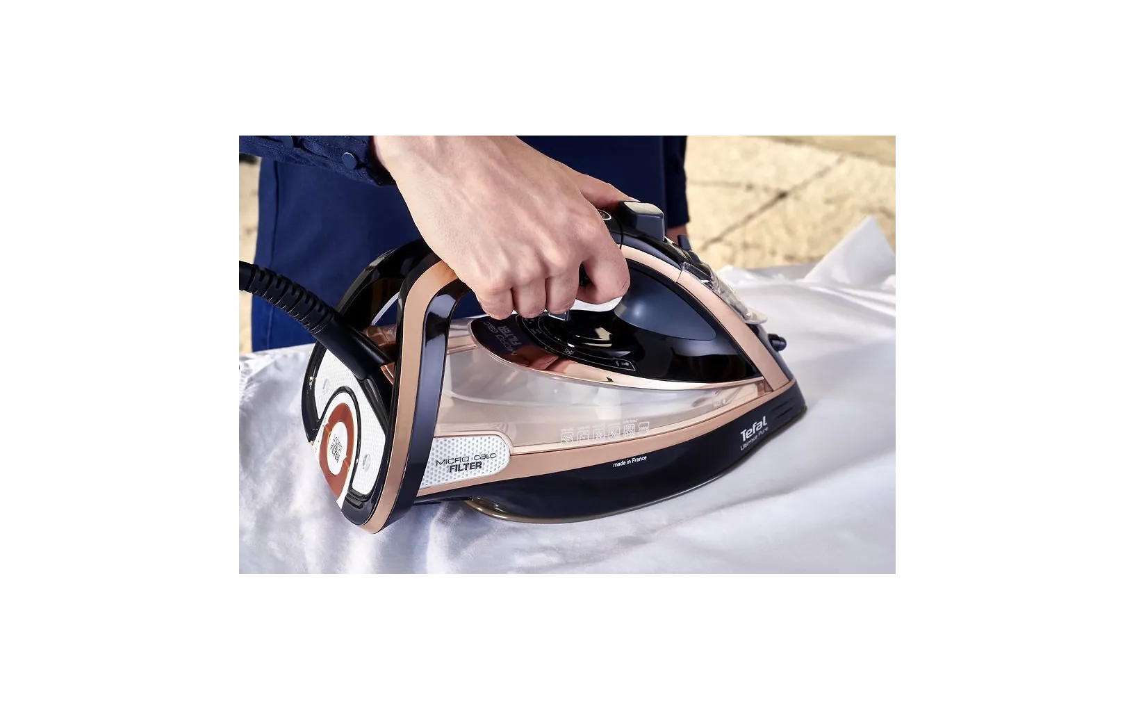 Tefal FV9845E0 Ultimate Pure Rosé ångstrykjärn