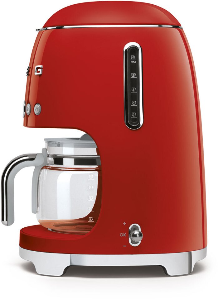 Smeg DCF02RDEU kahvinkeitin, punainen