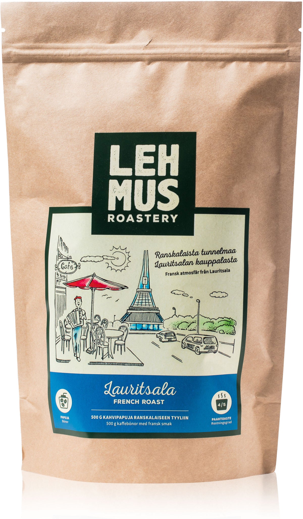 Lehmus Roastery Lauritsala -jauhettu kahvi, 500 g – kuva 1