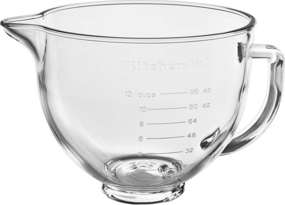 KitchenAid Artisan 5KSM5GB yleiskoneen lasikulho, 4,7 l – kuva 2