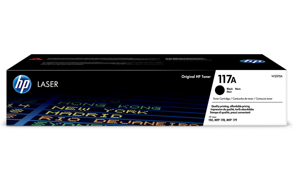 HP 117A -laservärikasetti, musta
