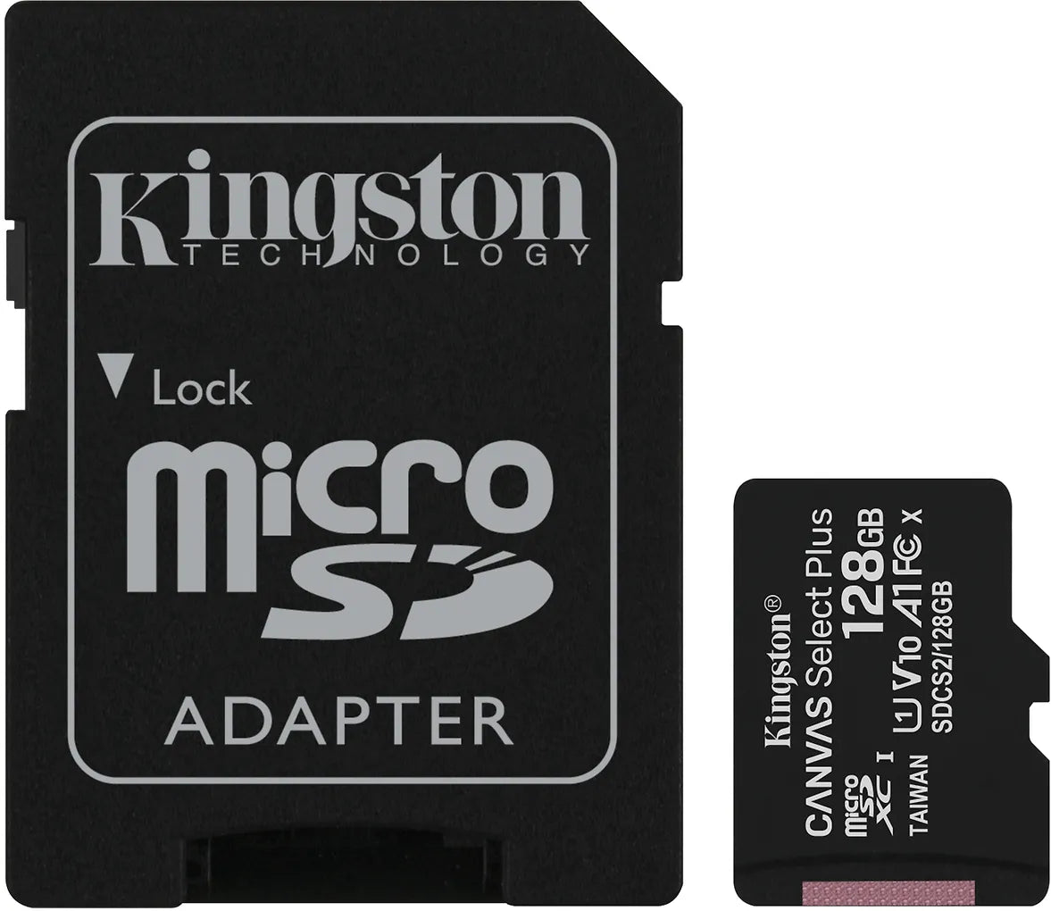 Kingston Canvas Select Plus 128 Gt MicroSDXC -muistikortti