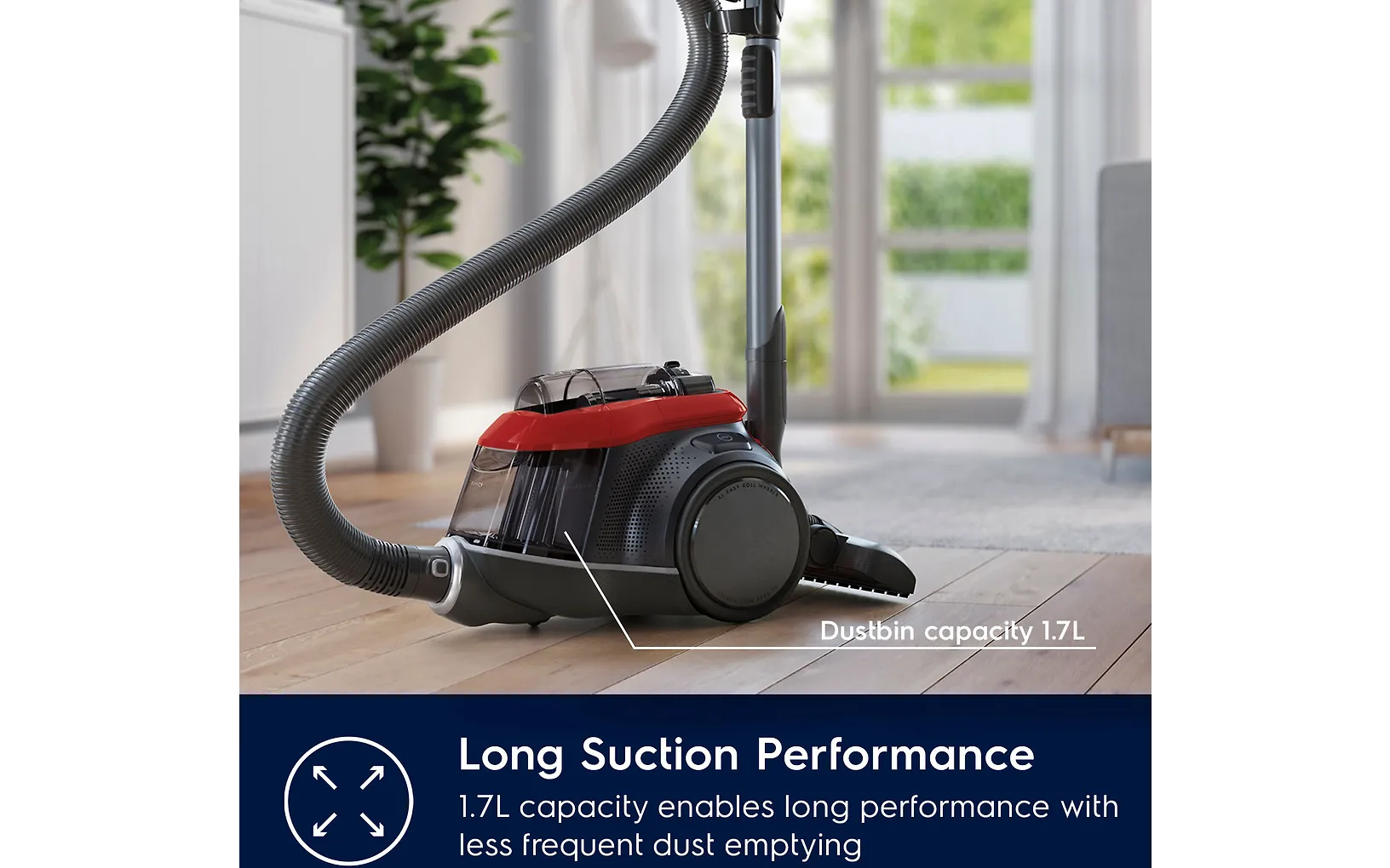 Electrolux Pure C9 PC91-4RR dammsugare, röd