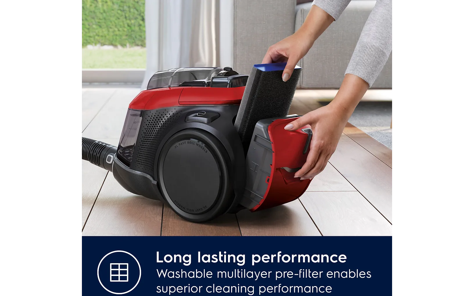 Electrolux Pure C9 PC91-4RR dammsugare, röd