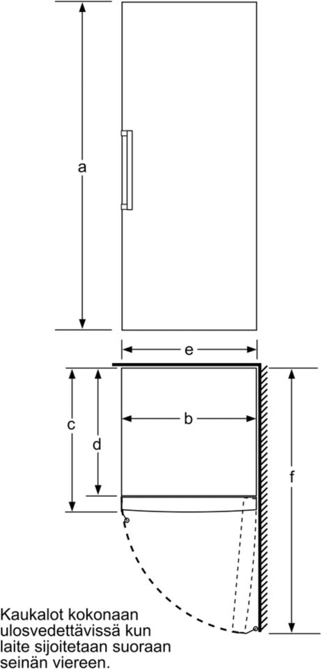 Bosch GSN58AWDP Serie 6 kaappipakastin, valkoinen, 70 cm