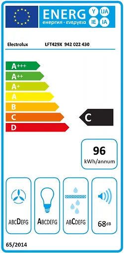 Electrolux LFT429X -liesituuletin, teräs, 90 cm