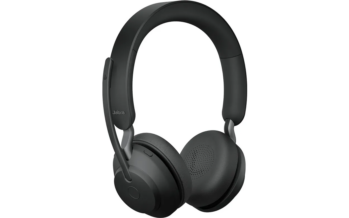 Jabra Evolve2 65 Stereo LINK380C - trådlöst headset, UC, svart