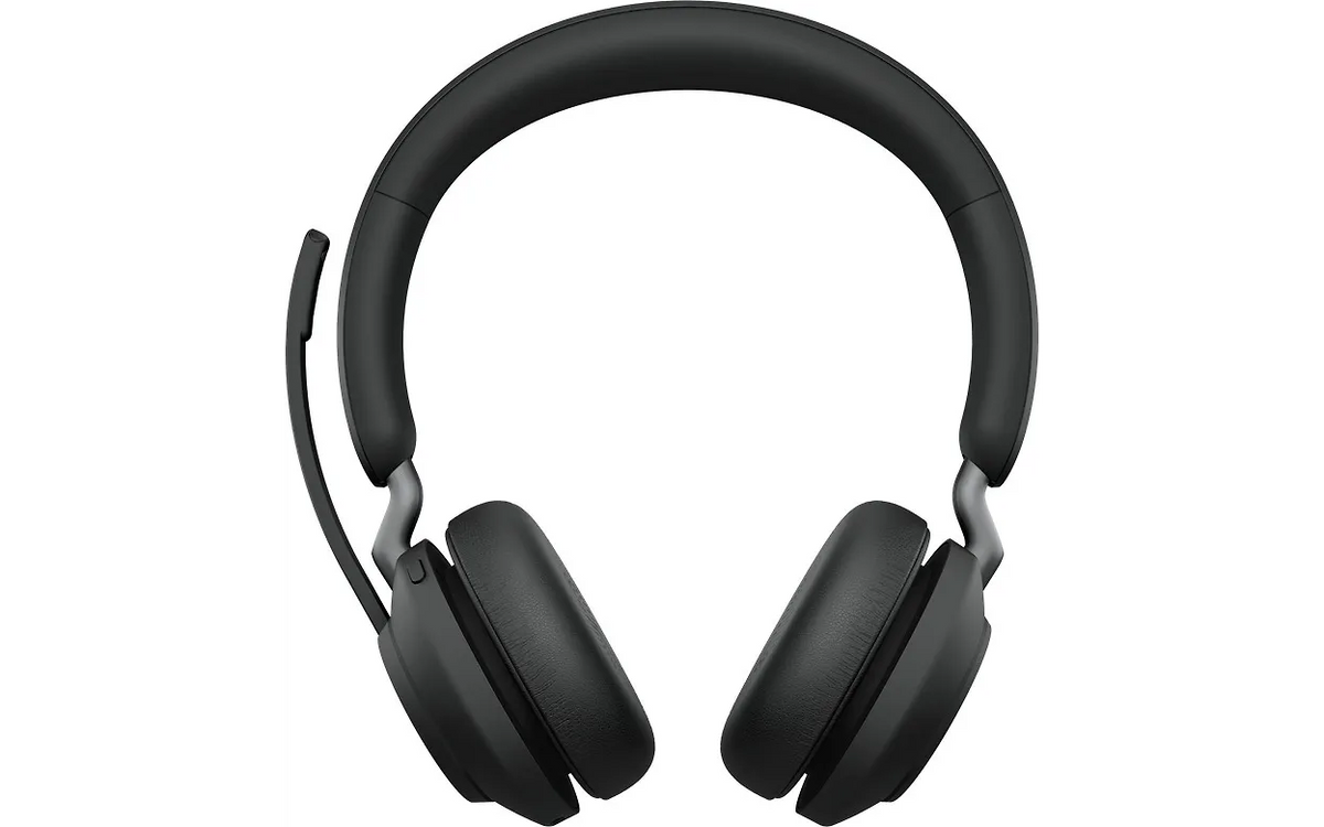 Jabra Evolve2 65 Stereo LINK380C - trådlöst headset, UC, svart