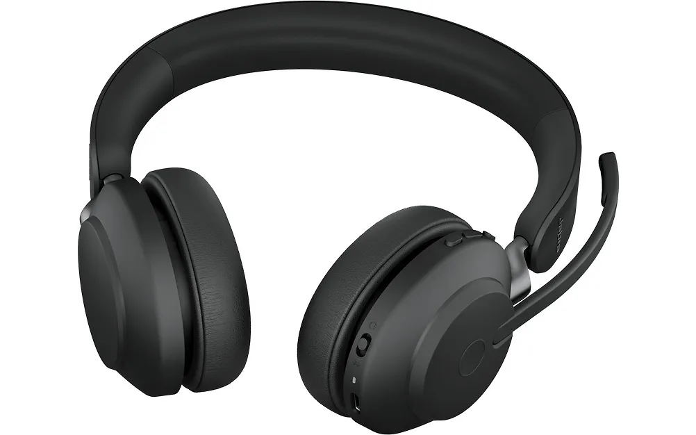 Jabra Evolve2 65 Stereo LINK380C - trådlöst headset, UC, svart